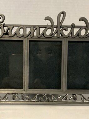 Fetco Home Decor Pewter Tabletop 8.5" X 5" Metal Picture Frame Silver Tone